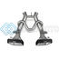 AKRAPOVIC S-MC/TI/2 ВЫХЛОПНАЯ СИСТЕМА SLIP-ON LINE (TITANIUM) С НАСАДКАМИ CARBON ДЛЯ MCLAREN 650S / 650S SPYDER