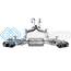 AKRAPOVIC S-MESLSAMG/1 ВЫХЛОПНАЯ СИСТЕМА EVOLUTION LINE (TITANIUM) С НАСАДКАМИ CARBON ДЛЯ MERCEDES SLS AMG