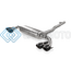 AKRAPOVIC S-ME/TI/6H ВЫХЛОПНАЯ СИСТЕМА SLIP-ON (TITANIUM) С OPF С НАСАДКАМИ CARBON ДЛЯ MERCEDES-AMG A35 HATCHBACK (W177)