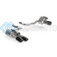 AKRAPOVIC S-PO/TI/13 ВЫХЛОПНАЯ СИСТЕМА SLIP-ON RACE LINE (TITANIUM) ДЛЯ PORSCHE PANAMERA 4 / SPORT TURISMO (971) (БЕЗ НАСАДОК)