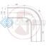 WAGNER TUNING 001004155 55MM 90 DEG BEND BLACK SILICONE HOSE