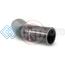 WAGNER TUNING 001004159 55MM SILICONE HOSE 45 DEG BEND BLACK SILICONE HOSE