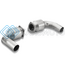 AKRAPOVIC L-PO997TFLS-100 LINK PIPE TITANIUM С КАТАЛИЗАТОРОМ ДЛЯ PORSCHE 911 TURBO/TURBO S (997)