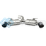 AKRAPOVIC MTP-VW/T/4H ВЫХЛОПНАЯ СИСТЕМА SLIP-ON RACE LINE (TITANIUM) С НАСАДКАМИ CARBON ДЛЯ VOLKSWAGEN GOLF GTI (VII FL) PERFORMANCE