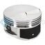JE PISTONS 181953 400-18 SBC FLAT TOP SET OF 8 PISTONS