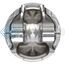JE PISTONS 345821 GM 2.0L TURBO ECOTEC LTG 86MM BORE 9.5:1 CR -1.5CC DISH PISTON (SET OF 4)