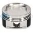 JE PISTONS 361333 TOYOTA 2JZ-GTE 86.25MM BORE -15.9CC DISH 8.5:1 CR - SET OF 6