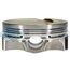 JE PISTONS 361731 ULTRA SERIES GM GEN III/IV LS 4.125IN BORE/4IN STROKE SET OF 8 PISTONS